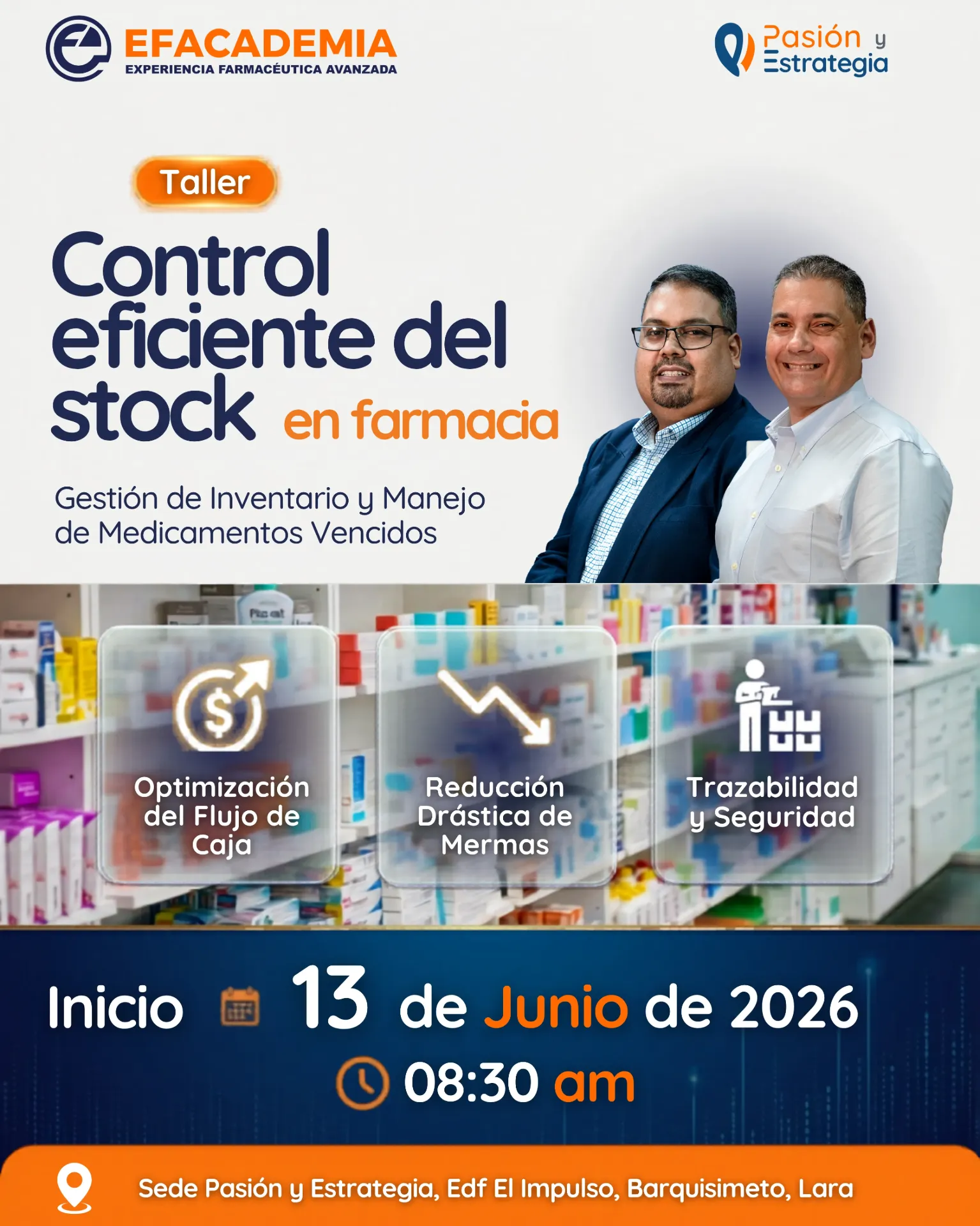 Taller - Control Eficiente del Stock en Farmacias Efacademia